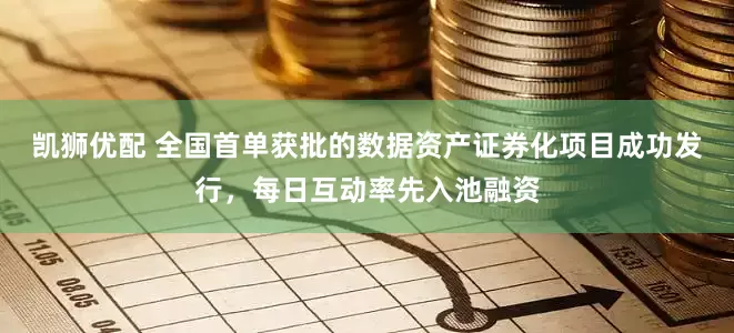 凯狮优配 全国首单获批的数据资产证券化项目成功发行，每日互动率先入池融资