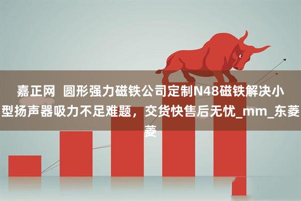 嘉正网  圆形强力磁铁公司定制N48磁铁解决小型扬声器吸力不足难题，交货快售后无忧_mm_东菱