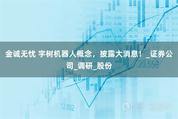 金诚无忧 宇树机器人概念，披露大消息！_证券公司_调研_股份