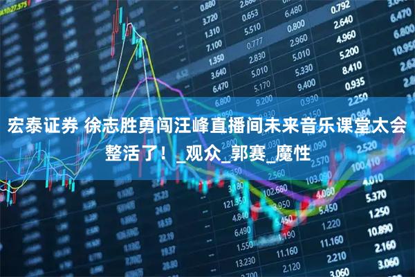宏泰证券 徐志胜勇闯汪峰直播间未来音乐课堂太会整活了！_观众_郭赛_魔性